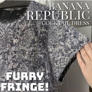 NWT! Dress Animal Print fringe cocktail Dress🍸